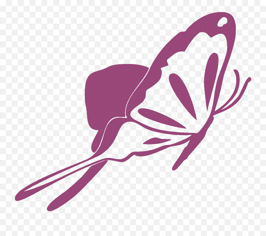 Butterfly In Graphic - Butterfly Clipart Simple Png,Butterfly Icon Image Girly
