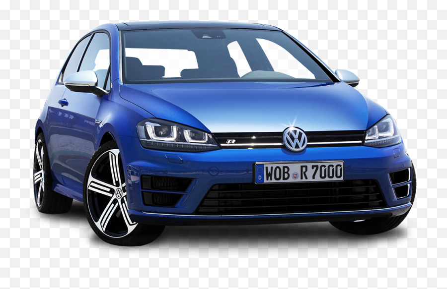 Volkswagen Golf Blue Car - Vw Golf 7 Png,Blue Car Png