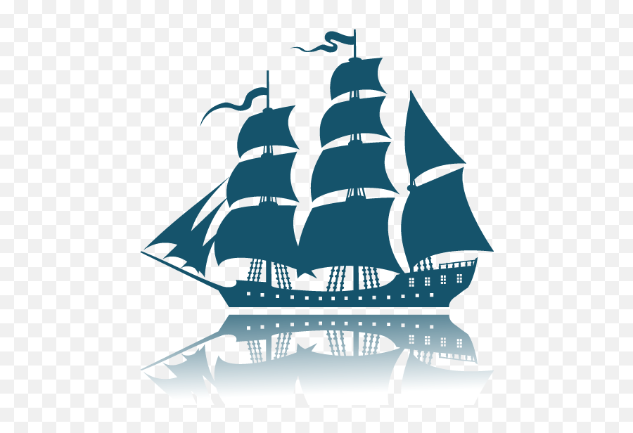 Sailing Ship Euclidean Vector Clip Art - There Are Sail Boat Sailing Ship Silhouette Free Png,Sailing Ship Png
