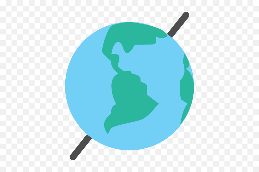 Earth Clipart - Earth Tilt Clip Art Hd Png Download Earth On Axis Png,Earth Clipart Png
