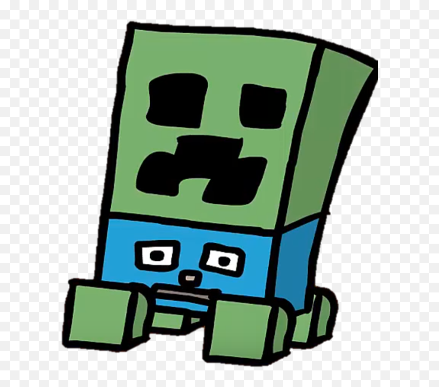 Creeper From Minecraft - Box Of Crayons Object Show 87 Object Show 87 Stick Figure Png,Creeper Transparent