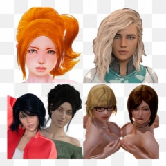 Collection Game Icons Various Deuglyone F95zone - Hair Design png