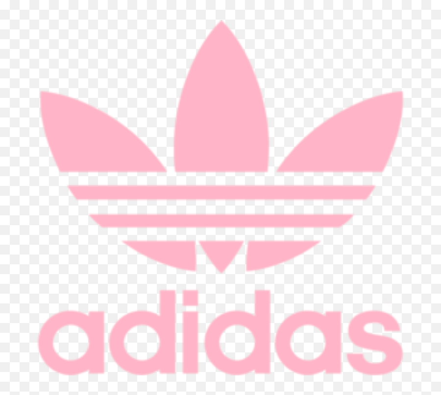 Pink Adidas Logo Aesthetic Sticker - Adidas Originals Png,Youtube Icon Aesthetic Pink