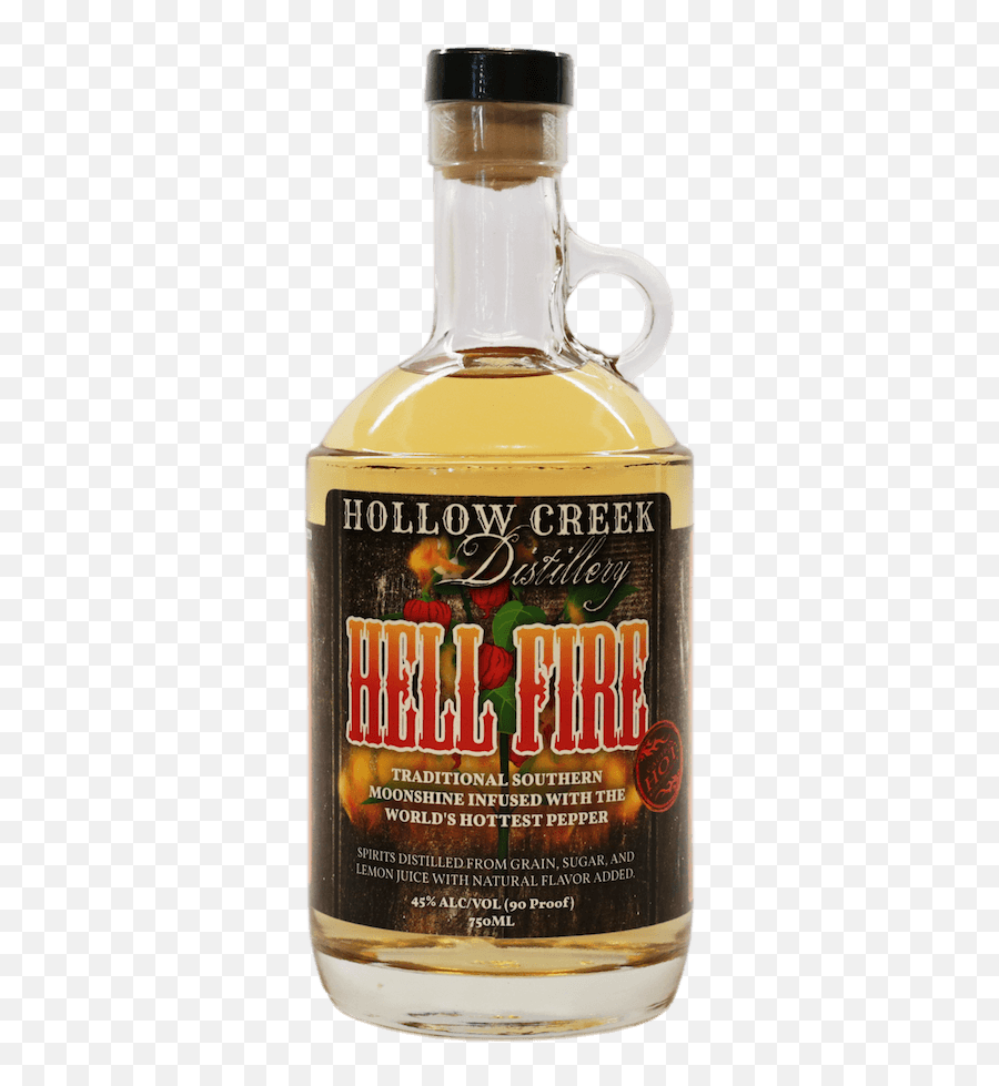 Buy Hollow Creek Distillery Hell Fire Moonshine Spirit Hub - Rum Png,Moonshine Icon