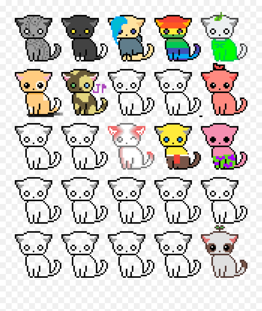 Editing Cats - Free Online Pixel Art Drawing Tool Pixilart Aizawa As A Cat Png,Pixel Cat Icon