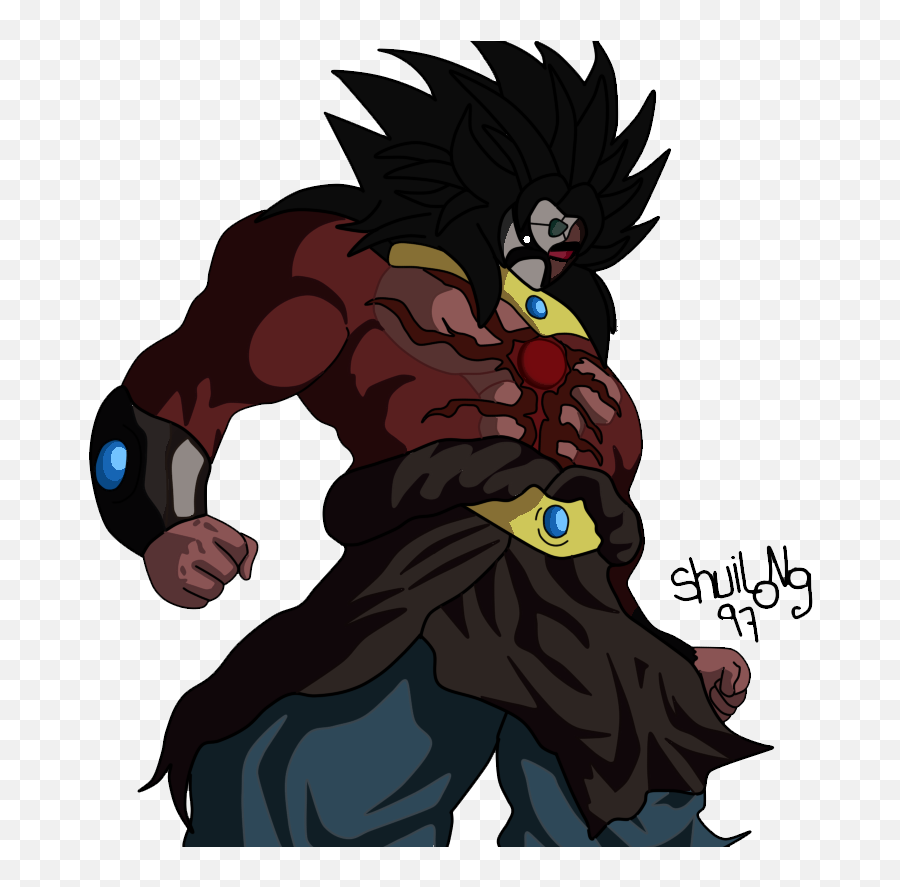 Download Hd Dark Ssj4 Broly Png - Dragon Ball Heroes Kanba Dragon Ball Heroes Kanba,Dragon Ball Super Broly Png