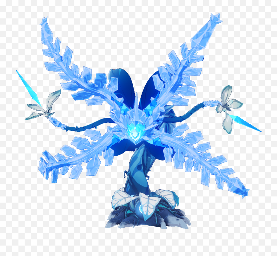 Cryo Regisvine Genshin Impact Wiki Fandom - Cryo Regisvine Drops Png,Icon Variant Raiden