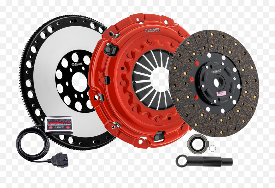 Stage 1 Clutch Kit 1os For Acura Tsx 2004 - 2008 24l 6speed Includes Lightened Flywheel And Hondata Tuning Package Action Clutch Stage 3 Png,Icon Six Speed Wheels