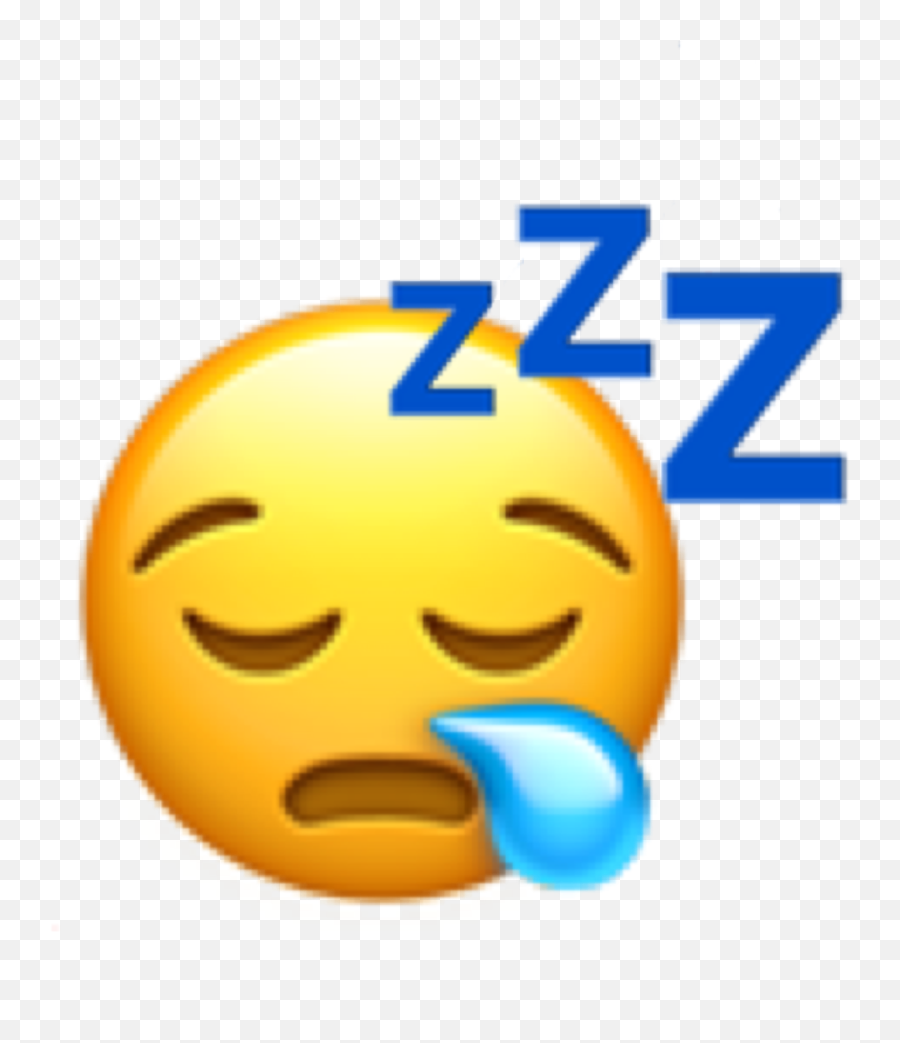 Zzz Bored Sleep Snot Emoji Ugh Tired Sleeping Yellow - Transparent Background Tired Emoji Png,Sleepy Emoji Png