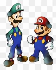 Mario And Luigi Png Background Image - Superstar