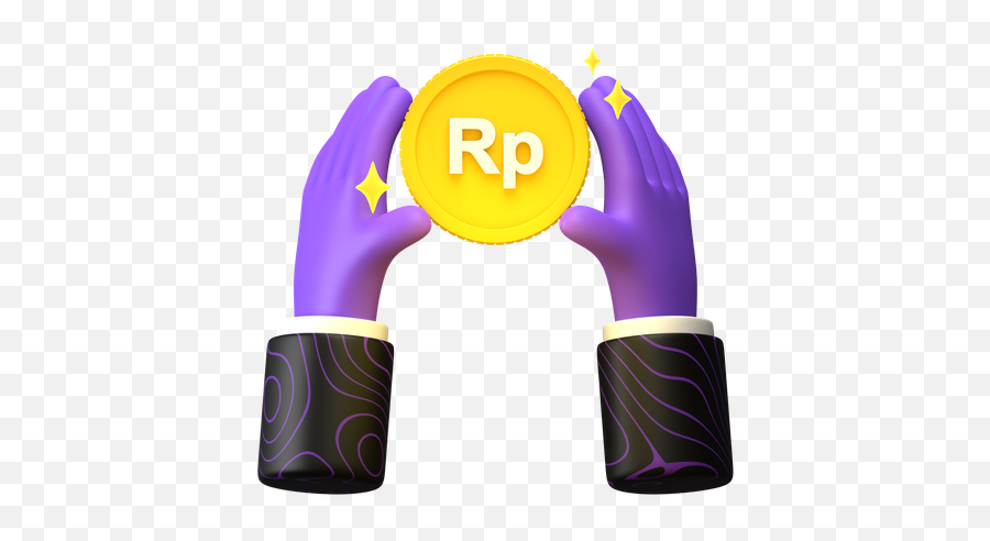 Free Receive Rupiah Money 3d Illustration Download In Png - Happy,Rp Icon Psd