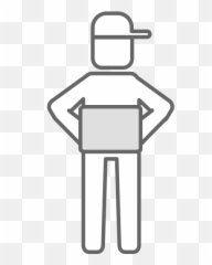 Home Delivery - Business Icon Full Size PNG Download Sketch