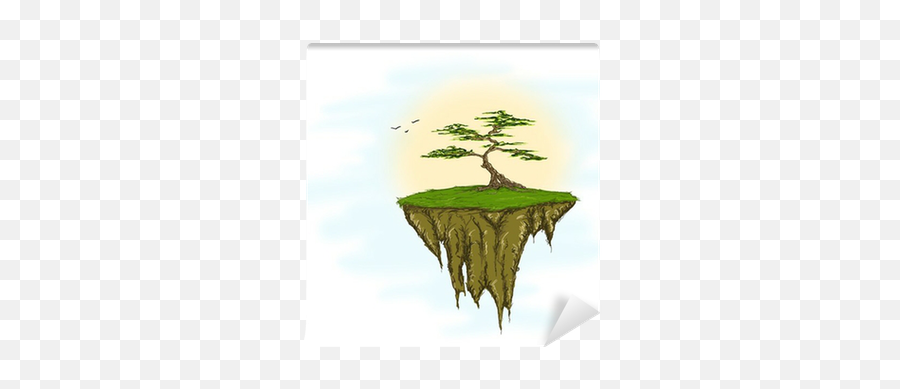 Tree Growing - We Live To Change Vector Floating Island Black Png,Floating Island Png