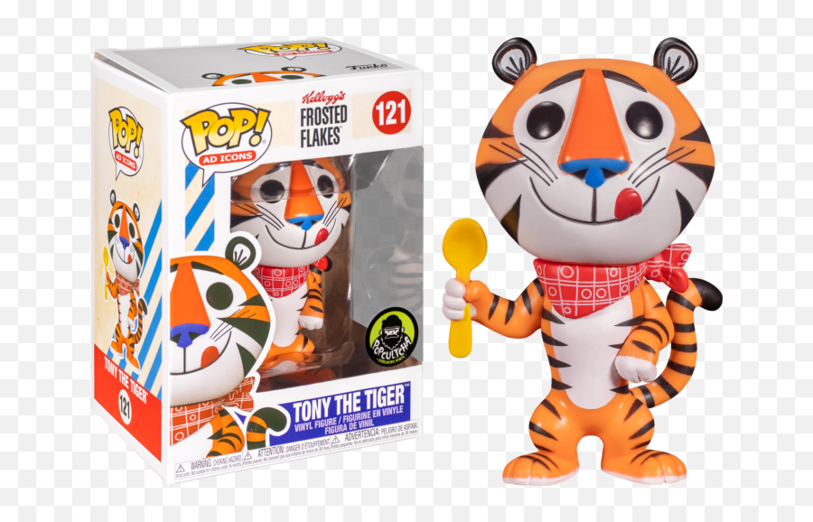 Funko Pop Ad Icons Tony The Tiger 50u0027s Retro Popcultcha Sticker W Spoon Exclusive 121 Png Icon