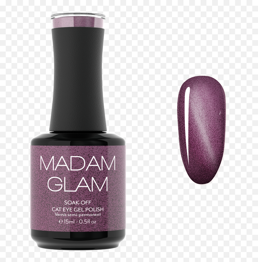 Soak - Off Gel Cat Eye Purple Just Beclause Madam Glam Png,Cat Icon Base