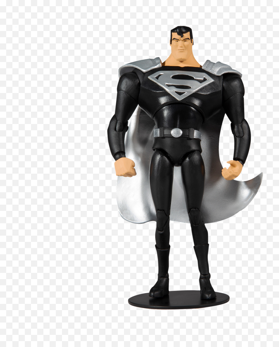 Dc Multiverse Action Figure Animated Superman Black Suit Png Lex Luthor Icon Statue