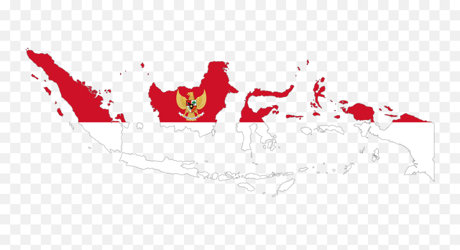 Flag - Indonesia Map Png,Flag Transparent