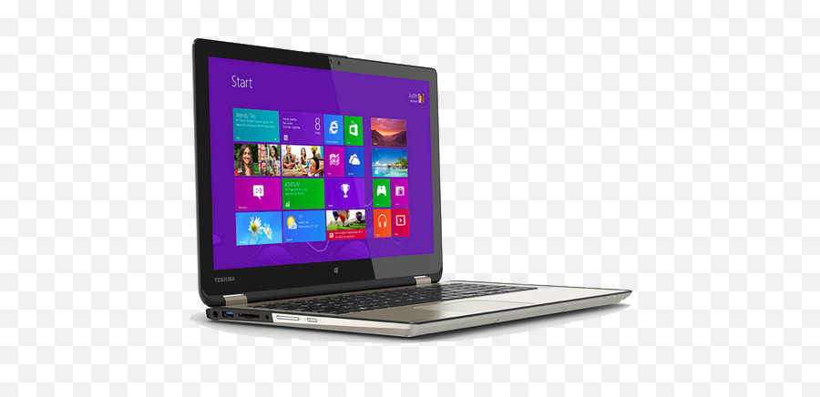 Png Transparent Laptop - Toshiba Satellite 360 Flip,Laptop Png Transparent