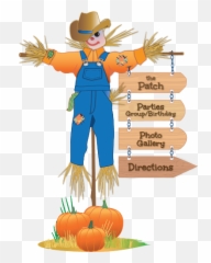 The Pumpkin Patch Scarecrow - Scarecrow Pumpkin Patch Png,Scarecrow Png