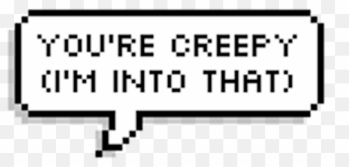 Tumblr Png Text Bubble - Speech Pixel Aesthetic