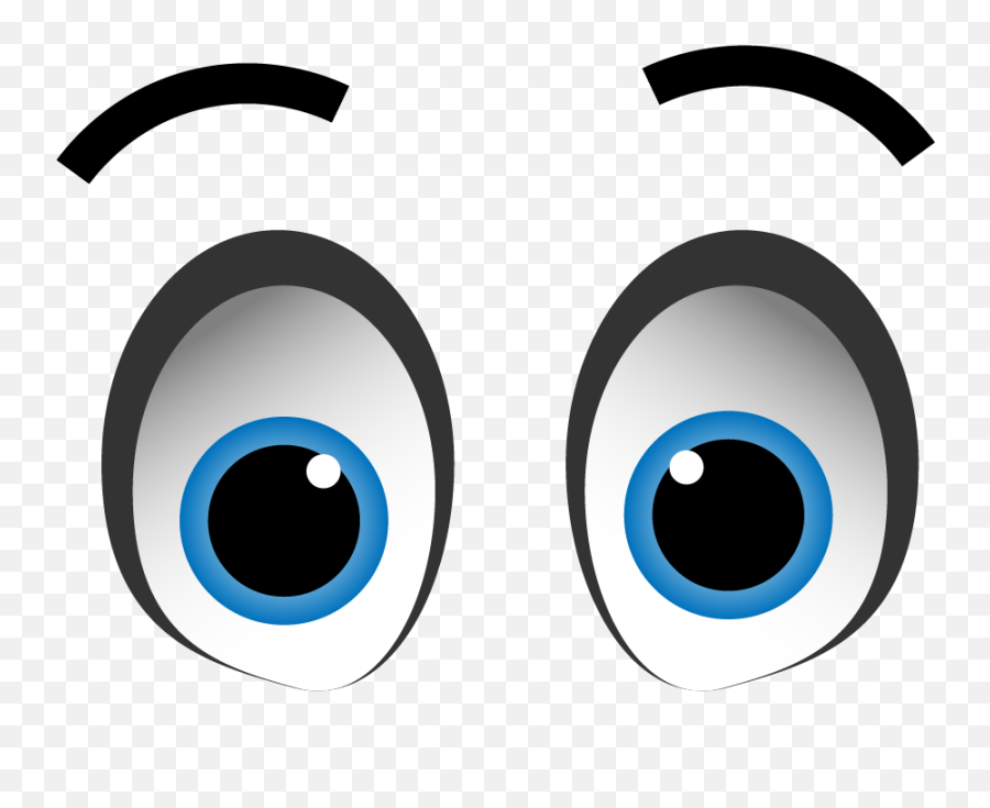 Graphics And Fiction 11 Expression Cartoon Eyes With - Cartoon Transparent Background Eyes Clipart Png,Transparent Cartoons