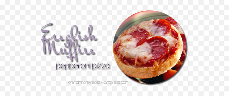 English Muffin Pepperoni Pizzas Om Nom - Eats U0026 Treats Ciabatta Png,Pepperoni Pizza Png