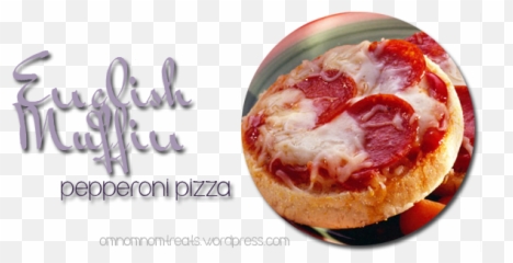 English Muffin Pepperoni Pizzas Om Nom - Eats U0026 Treats Ciabatta Png,Pepperoni Pizza Png