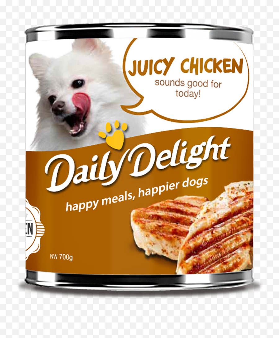 Daily Delight Juicy Chicken Dog Canned Food 180700g - Dog Food Png,Canned Food Png