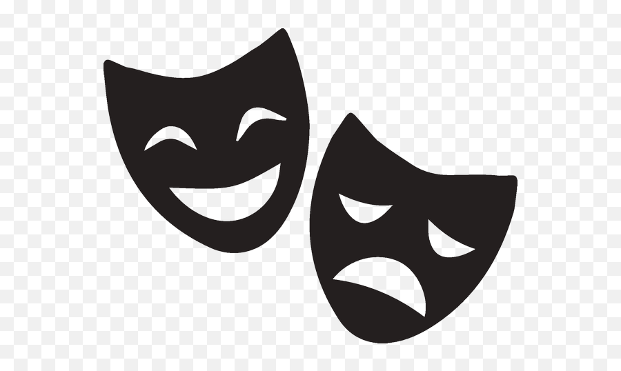 Theatre Mask Performing Arts - Transparent Theatre Mask Png,Drama Masks Png