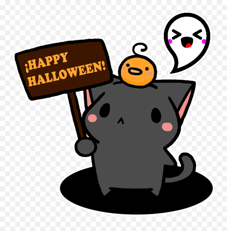 Happy Halloween - Halloween Kawaii 900x900 Png Clipart Transparent Happy Halloween Kawaii,Kawaii Png