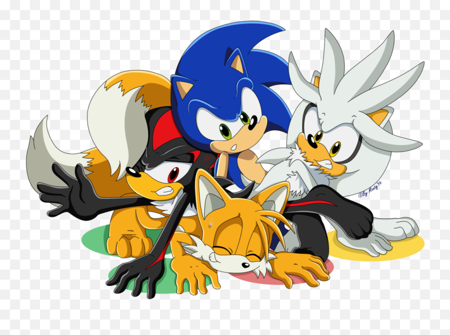 Best Hd Silver The Hedgehog Vector Design Free Art - Sonic Tails And Silver Png,Silver The Hedgehog Png