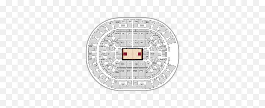 Cleveland Cavaliers Seating Chart U0026 Map Seatgeek - Rocket Mortgage Fieldhouse Png,Cleveland Cavaliers Png