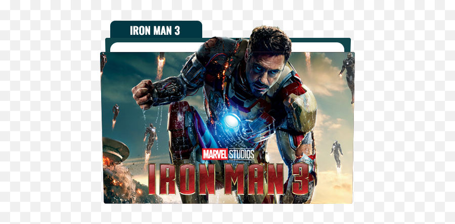 Iron Man 3 Folder Icon Free Download - Iron Man In Sky Png,Iron Man 3 Logo
