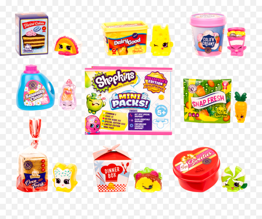 Shopkinsworld - Shopkins Toys Mini Packs Shopper Pack Shopkins Mini Packs Png,Shopkins Logo Png