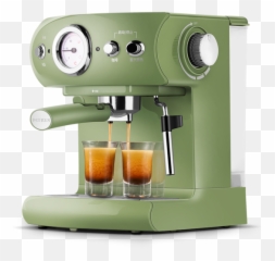 Bai Cui Pe3606 Coffee Machine Household - Espresso Machine Retro Png,Coffee Steam Png