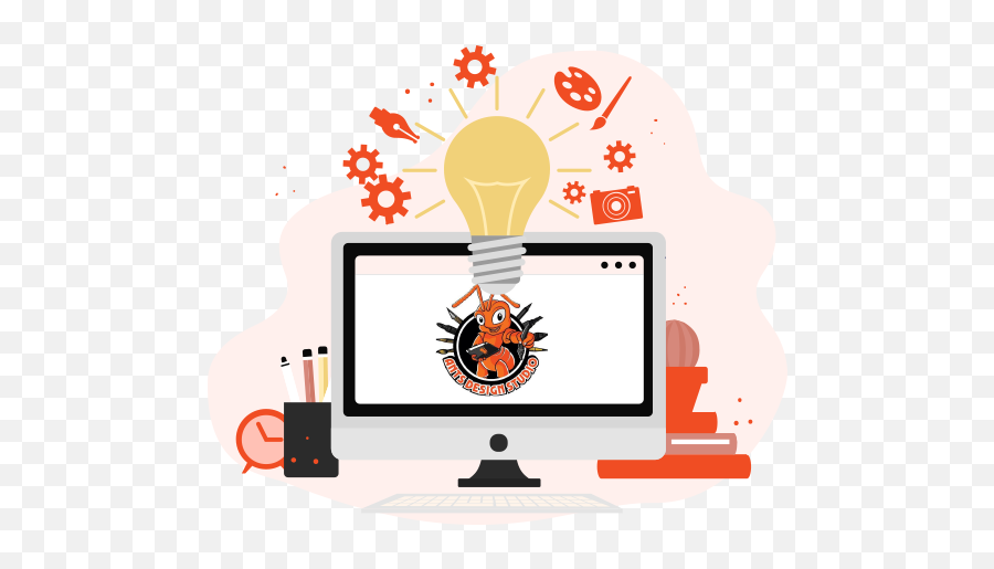 Ants Design Studio - Home Computer Png,Instagram Logo For Business Card