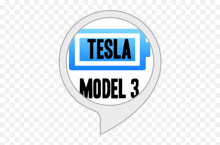 Amazoncom Model 3 Facts Alexa Skills - Circle Png,Tesla Model 3 Logo