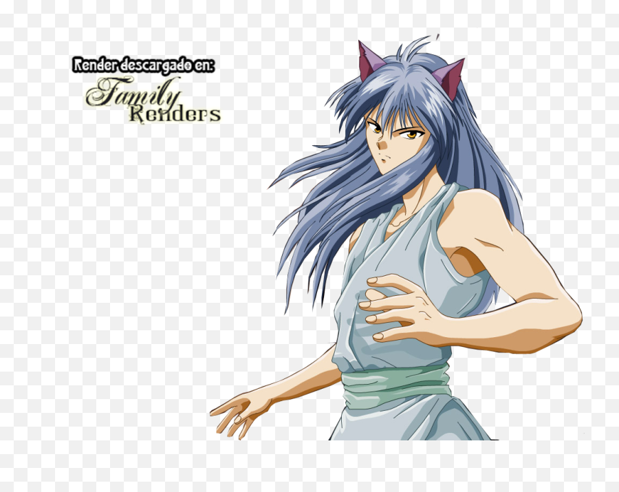 Download Hd Anime Family Renders Png Yoko Kurama - Kurama Yu Kurama Yu Yu Hakusho Png,Yu Yu Hakusho Png