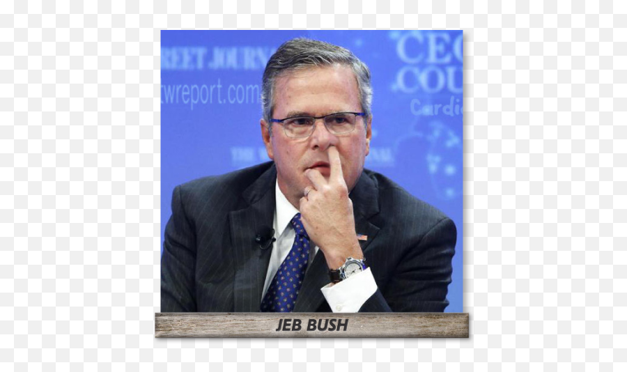Jeb Bush Is Uninspired Rude Deflated - Photoshop Donald Tweets Png,Jeb Bush Png