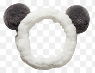 Fur Ball Black Cat Ears - Scarf png