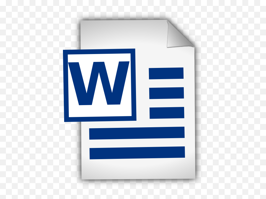 Text Document Icon Clip Art - Vector Clip Art Word Document Clipart Png,Document Icon Png
