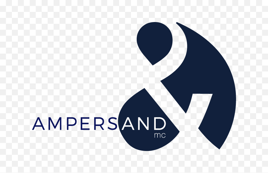 Download Ampersand Logo Navy Web Png - Logo Full Size Png Graphic Design,Ampersand Transparent Background