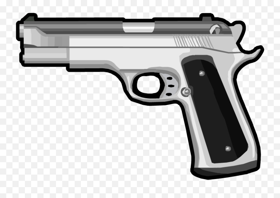 Anime Gun Revolver Transparent Png - Anime Pistol Png,Pistol Png