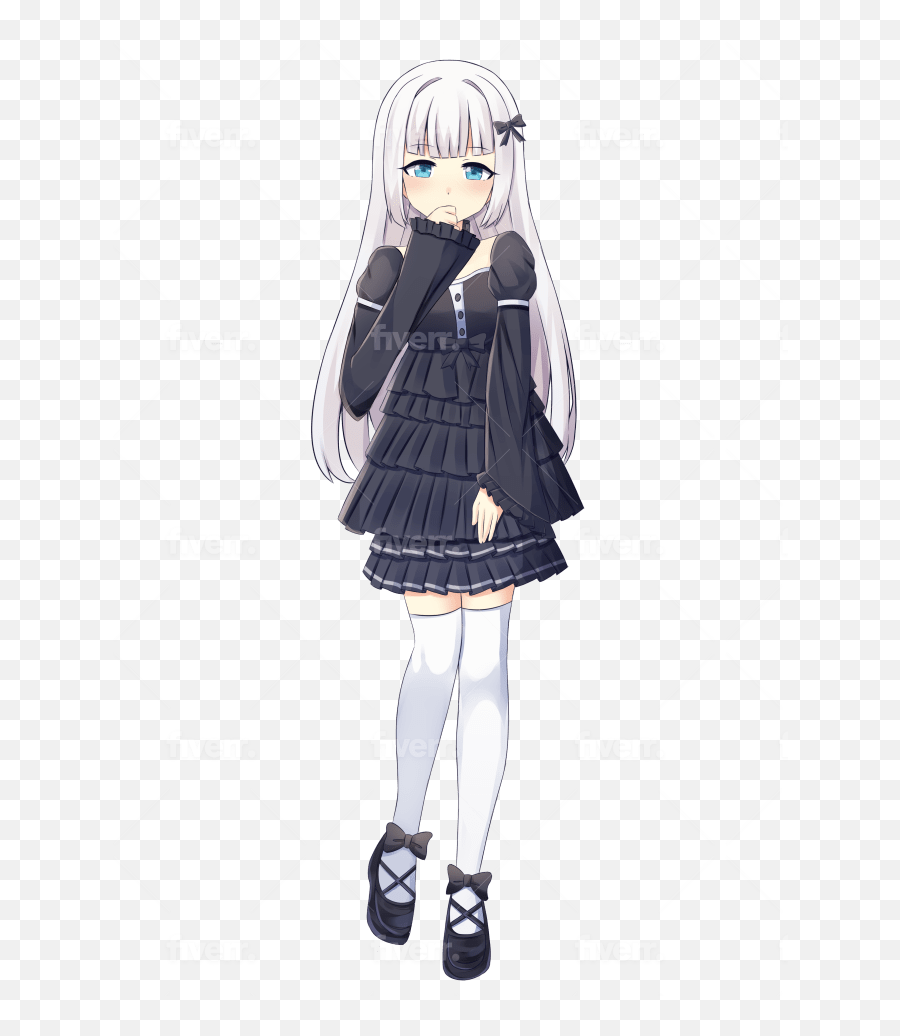 Draw A Visual Novel Anime Character With Commercial License - Anime Png,Anime Character Transparent