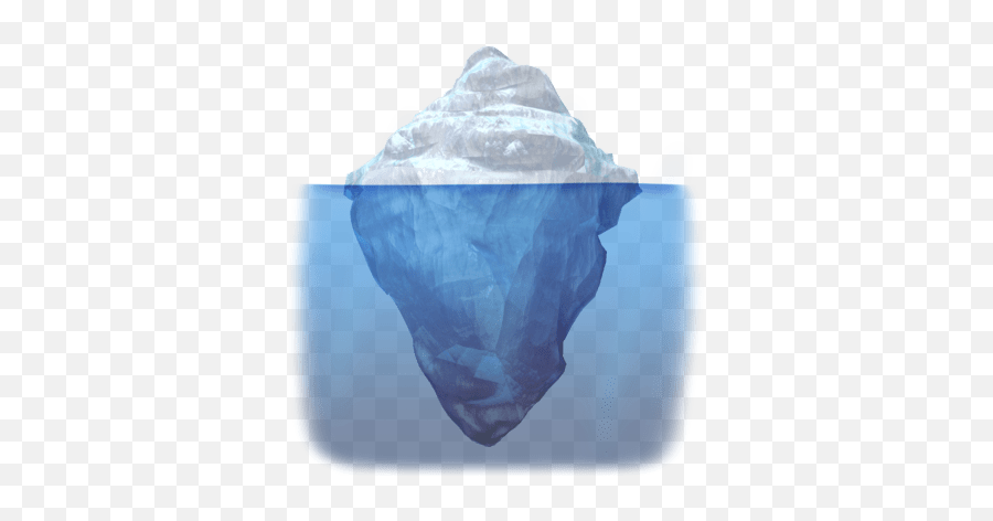 Iceberg Top And Bottom Transparent Png - Iceberg Png,Iceberg Png
