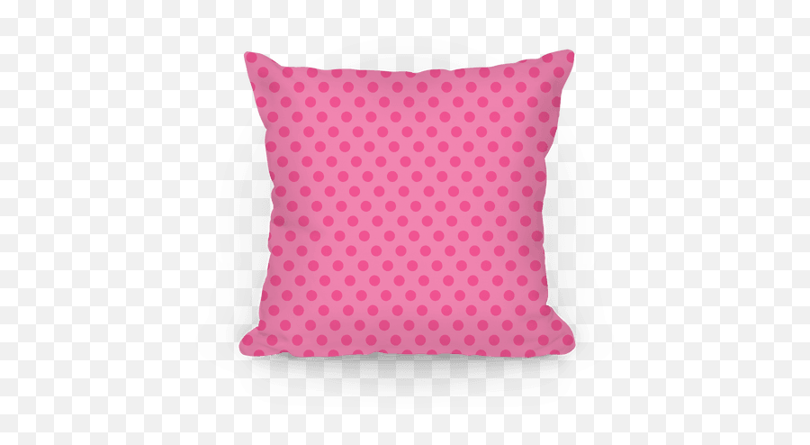 Pink Polka Dot Pattern Pillows - Bank View Cafe Png,Polka Dot Pattern Png