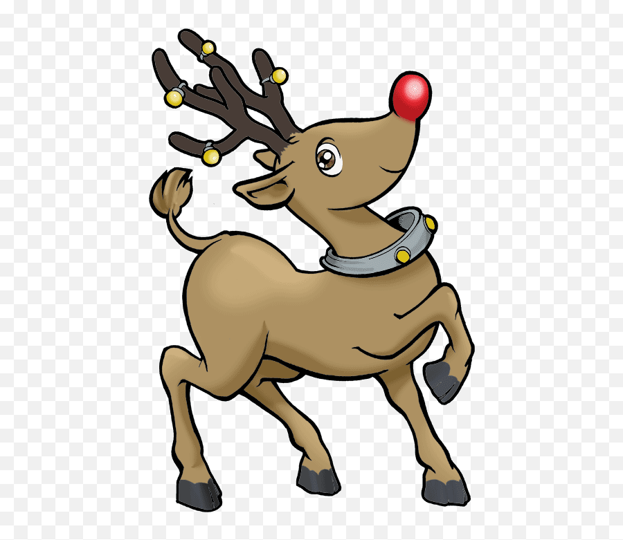 Reindeer Clip Art Free - Png Download Full Size Clipart Clip Art Of Reindeer,Reindeer Transparent Background