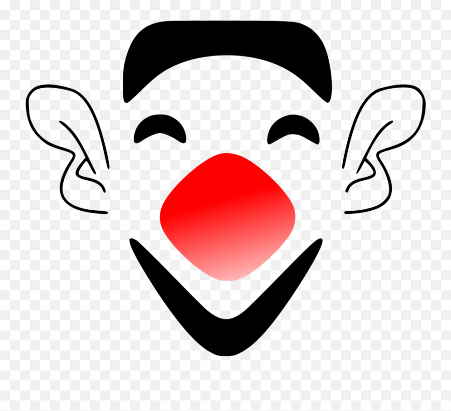 Clown Clipart Face - Laughing Face Png,Clown Makeup Png