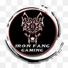 Fang Png - Iron Fang Gaming Asmodus Snow Wolf Logo Glow In The Dark Skull Dragon