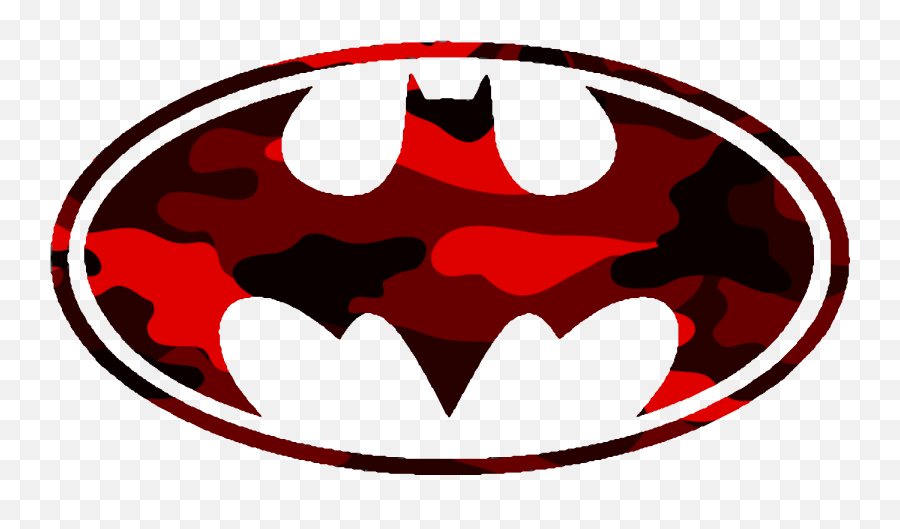 Batman Logo Red Cut Free Images - Vector Clip Symmetry In Graphic Design Png,Batman Logo Drawing